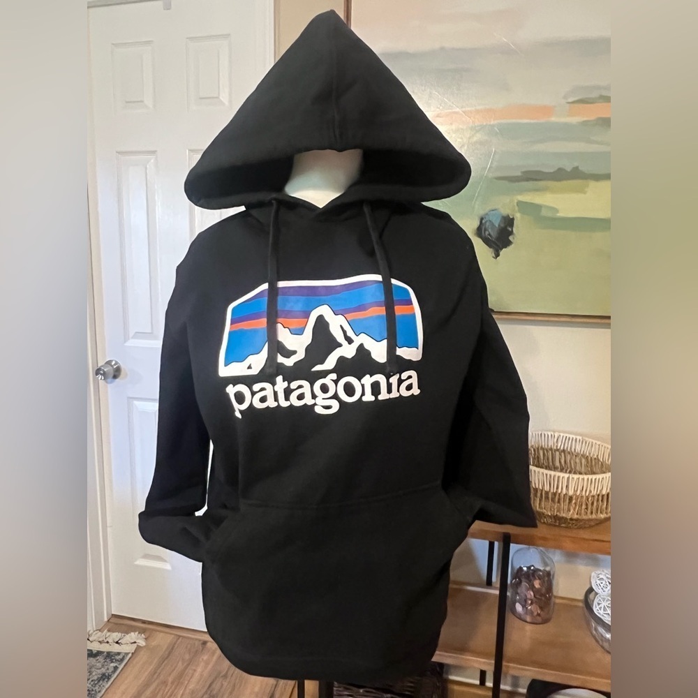 Patagonia Uprisal Logo Hoodie Black Men’s unisex Small